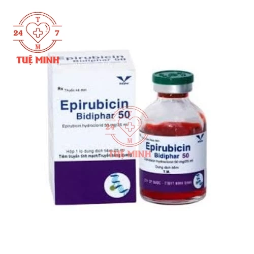 Epirubicin Bidiphar 50 - Thuốc điều trị ung thư